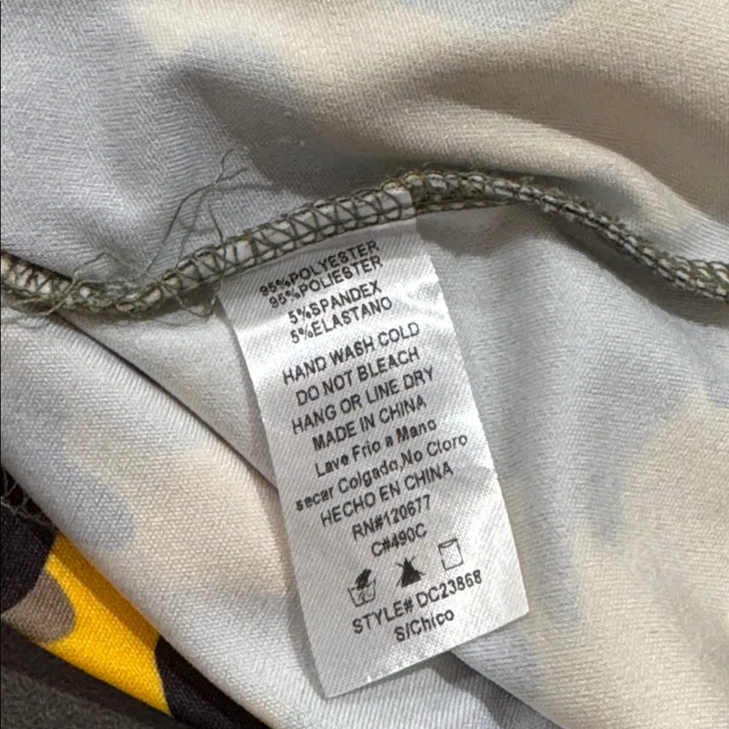 Akira  Yellow Camo Bodycon Mini
Dress - Image 12