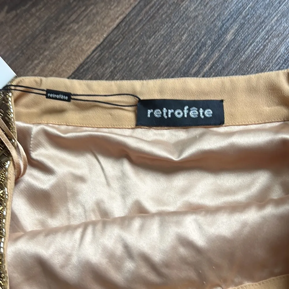 Retrofete TELLOW SEQUIN SKIRT - Image 6