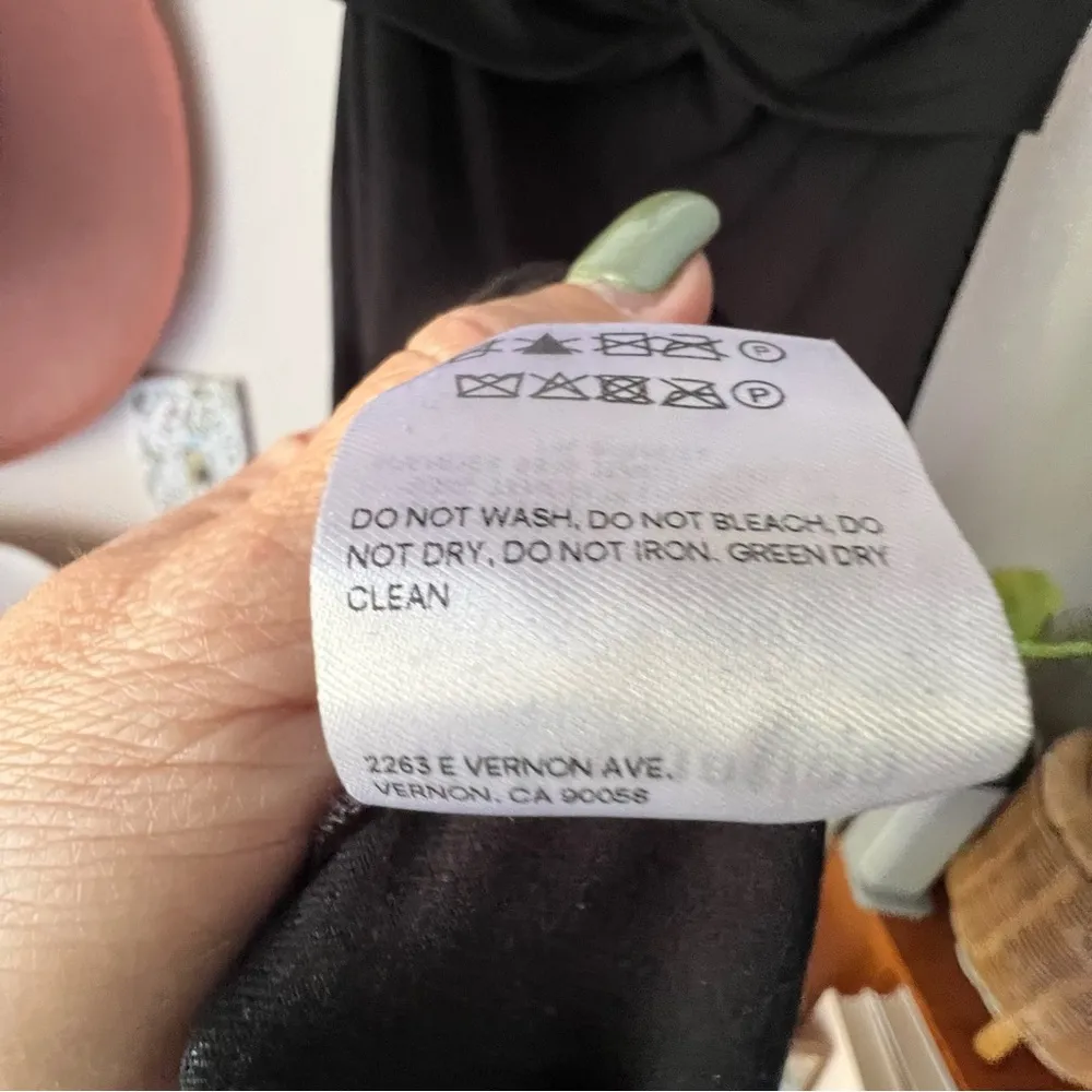 REFORMATION Hex Knit midi Dress black womens SIZE XL new night out cocktail sexy - Image 13