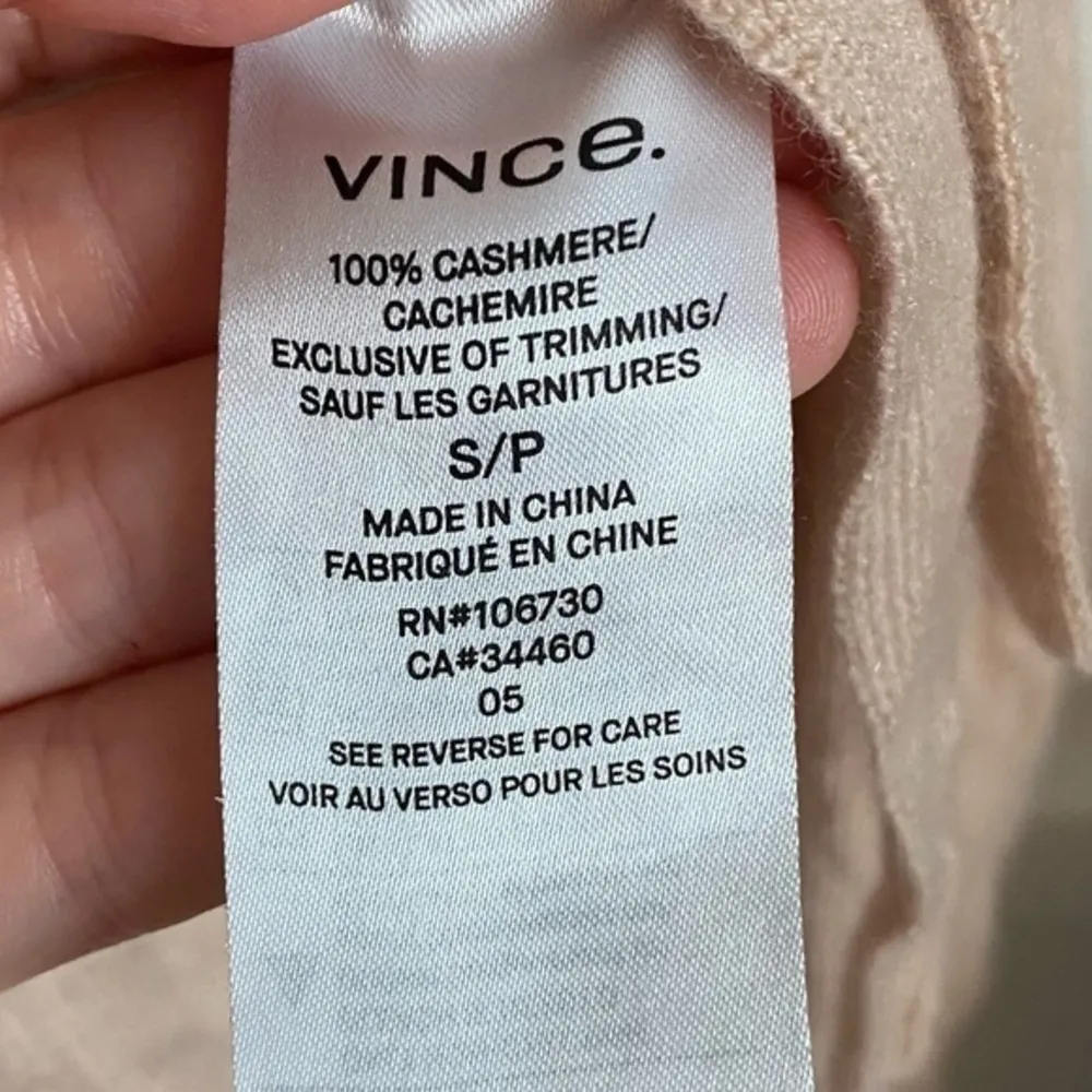 Vince • Baby Pink Side Tie Sweater - Image 8