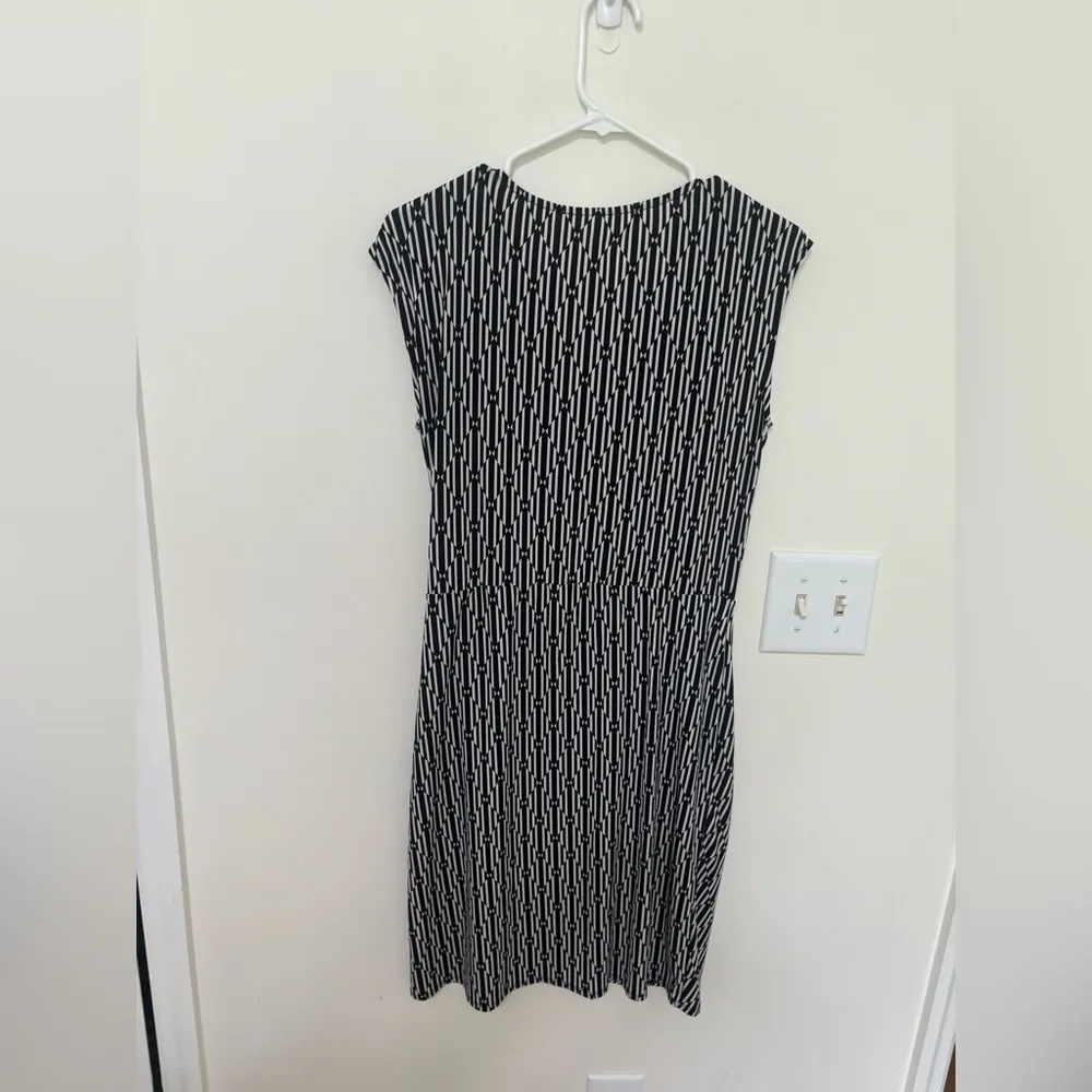 Michael Kors‎ Black and White Sheath Mini Dress - Image 4