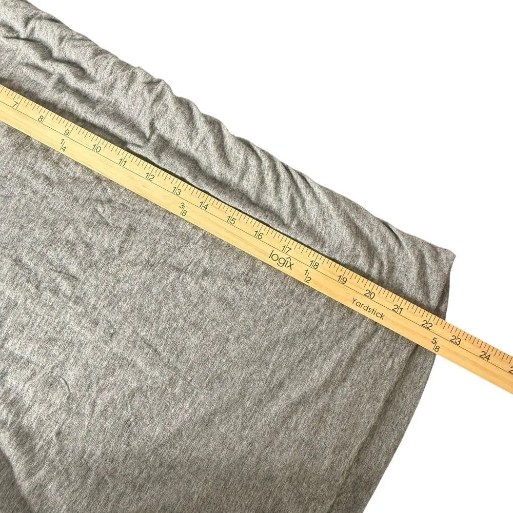 Athleta Solstice High Waist Skirt Women L Gray Ruching Stretch Minimalist 427232 - Image 8