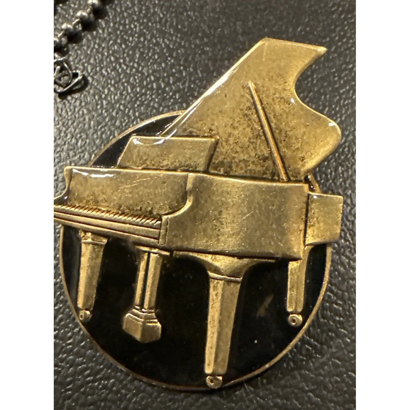 Piano Music Musical Notes Rhinestone Necklace Pendants Brooch Set Of 4 Variety - Image 5