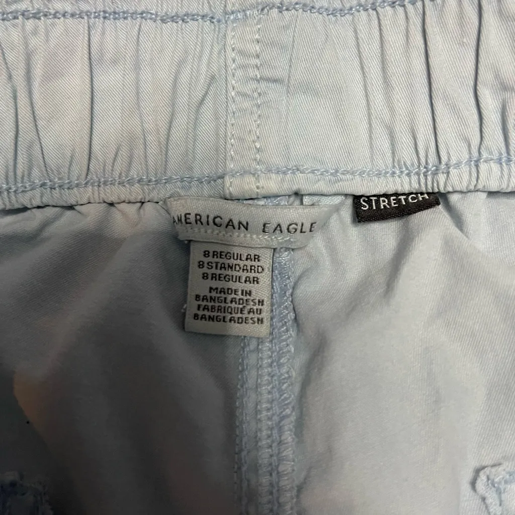 American Eagle  Outfitters Light Blue Cargo Pants - Image 5