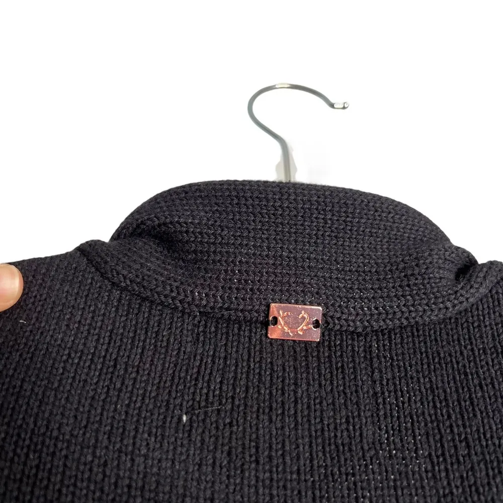 NWT Knitz  Black & White Striped Scarf Sweater Dress - Image 5