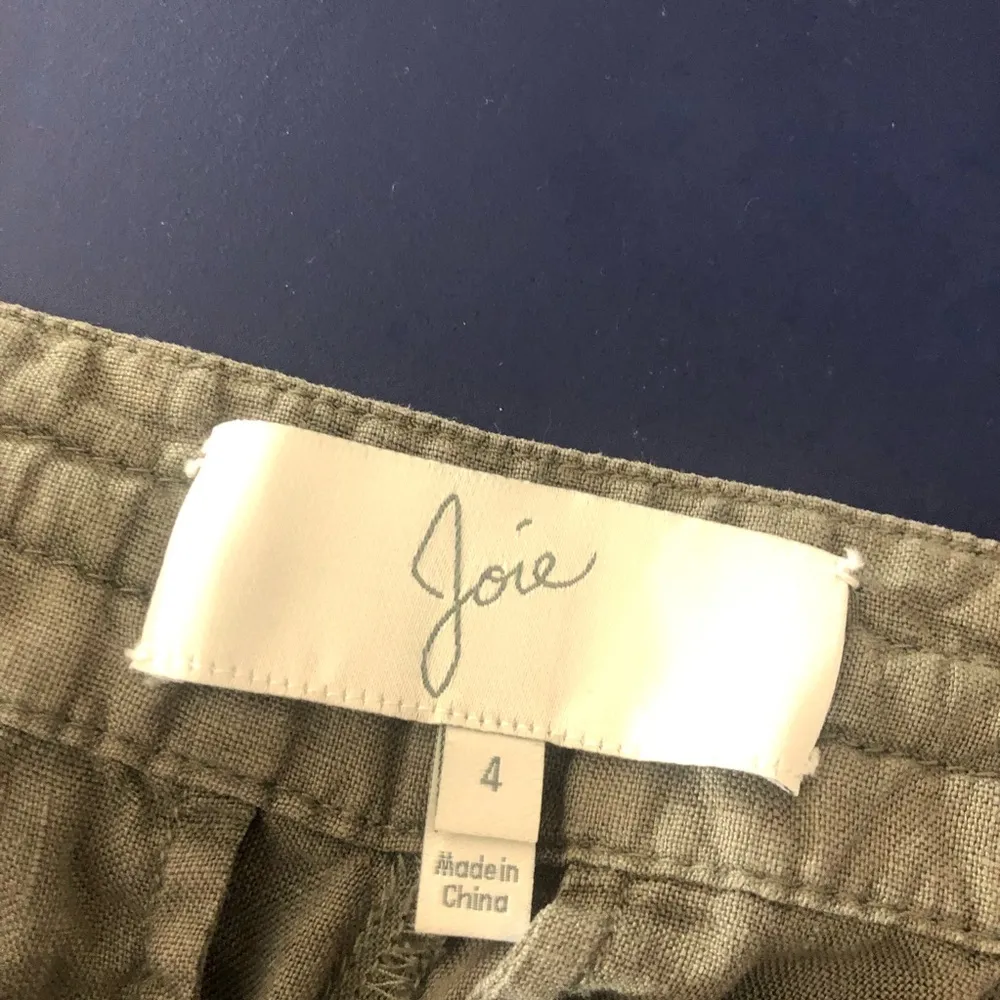 Joie Martesha Linen Drawstring Pant In fatigue - Image 7