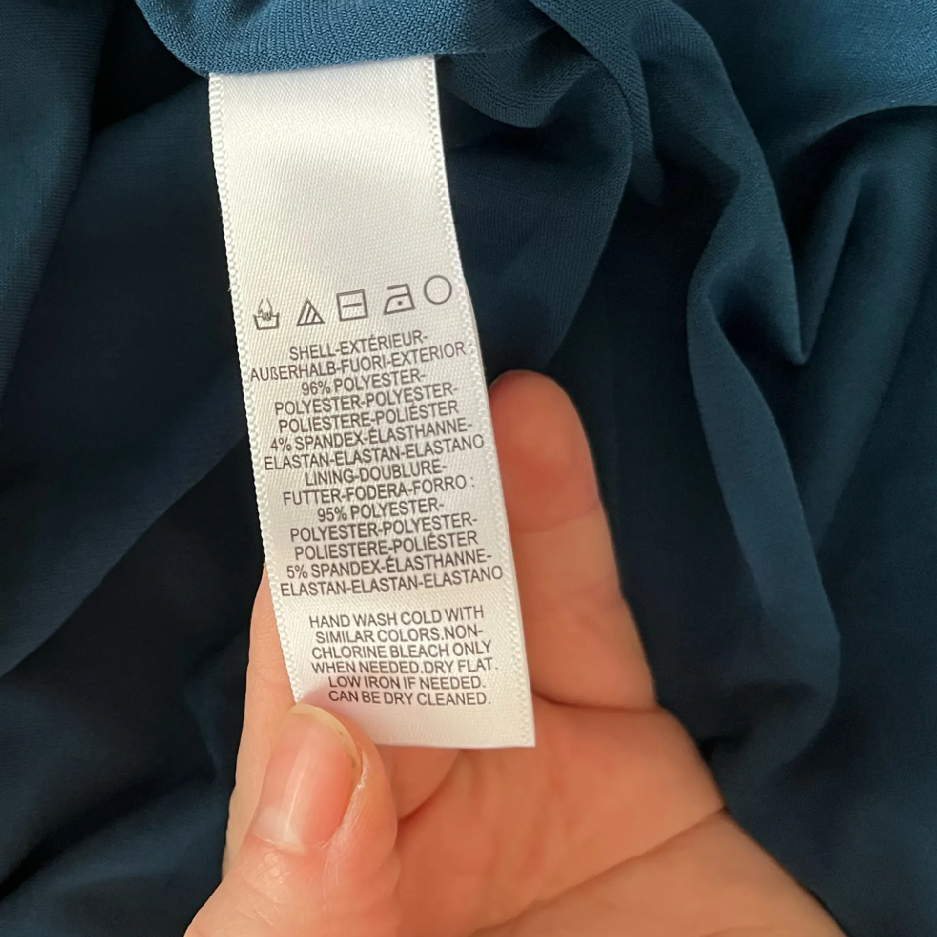 Dress the Population Leighton Peacock blue dress size large - Image 16