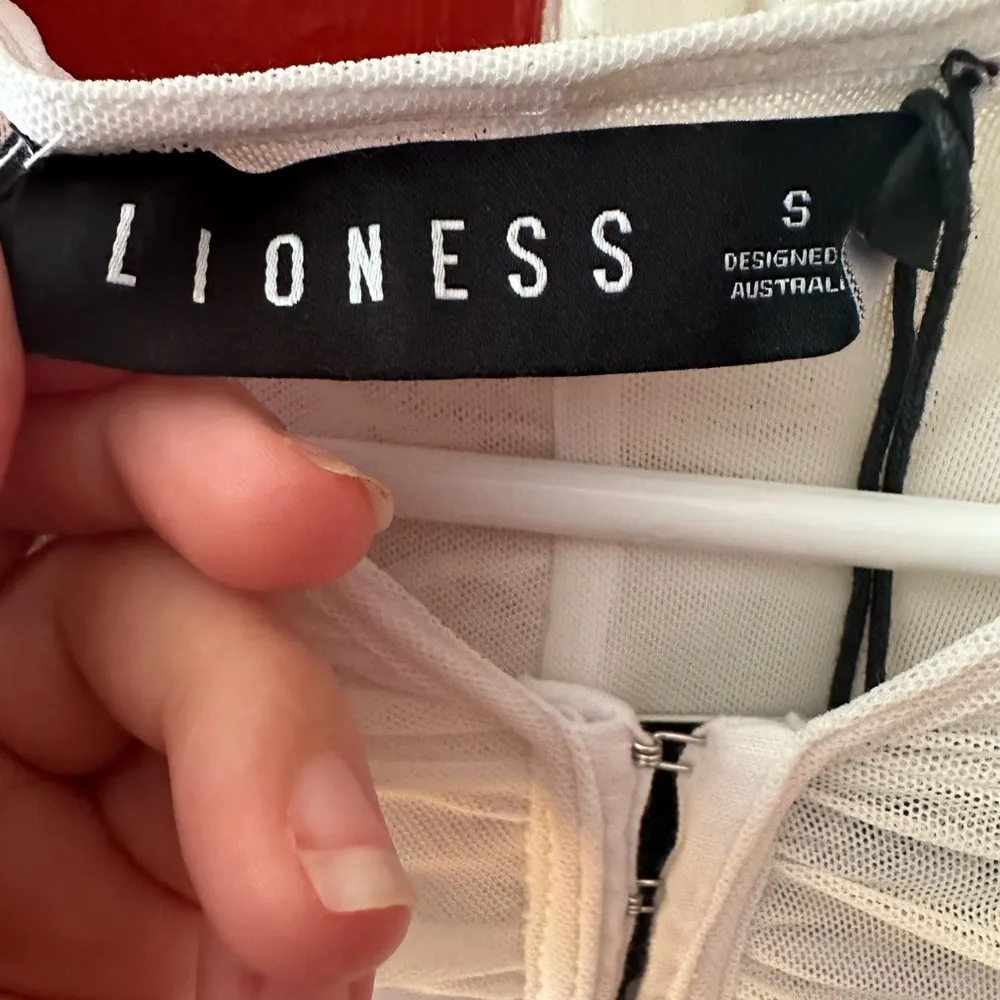 Lioness Garter Mini Dress in White - Image 14