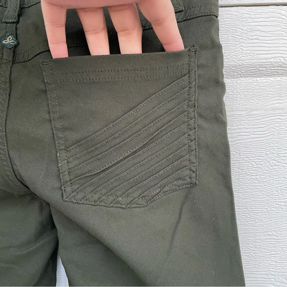 Prana Womens Pants Dark Green Brenda Moto Moto Outdoor Camping Size 4 - Image 8