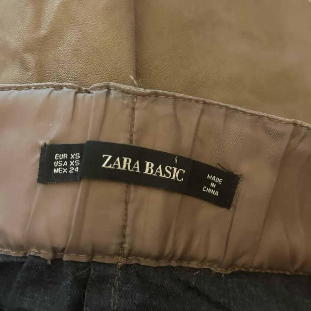 Zara Basic Gray and Tan Skirt xtra small - Image 3