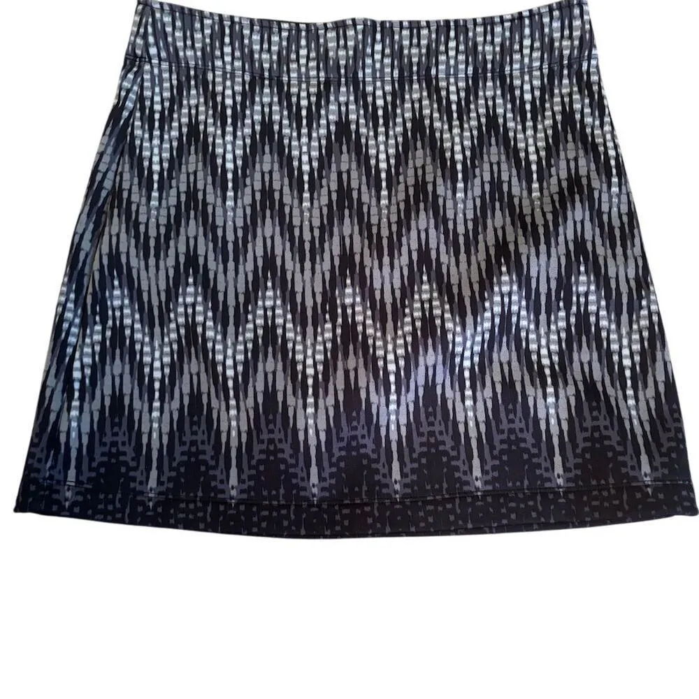 Athleta Women's Gray Fleece Lined Mini Skirt Size S Winter Casual - Image 2