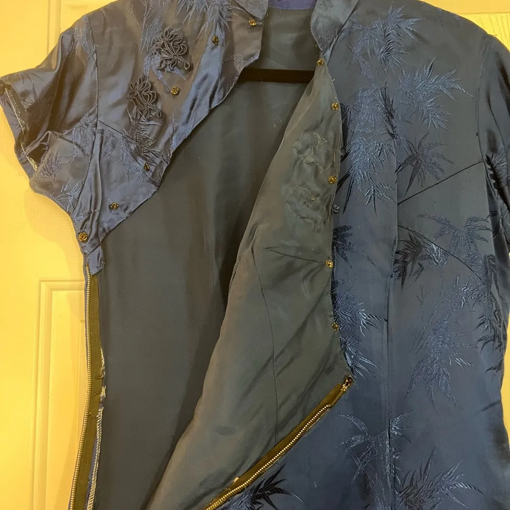 Royal Blue Cheongsam Elegant - Image 7