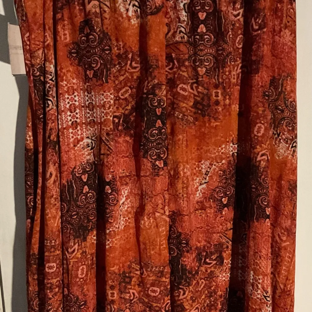 MISSY DESERT HEAT SKIRT SZ L COLOR SPICE TILED ETHNIC - Image 2