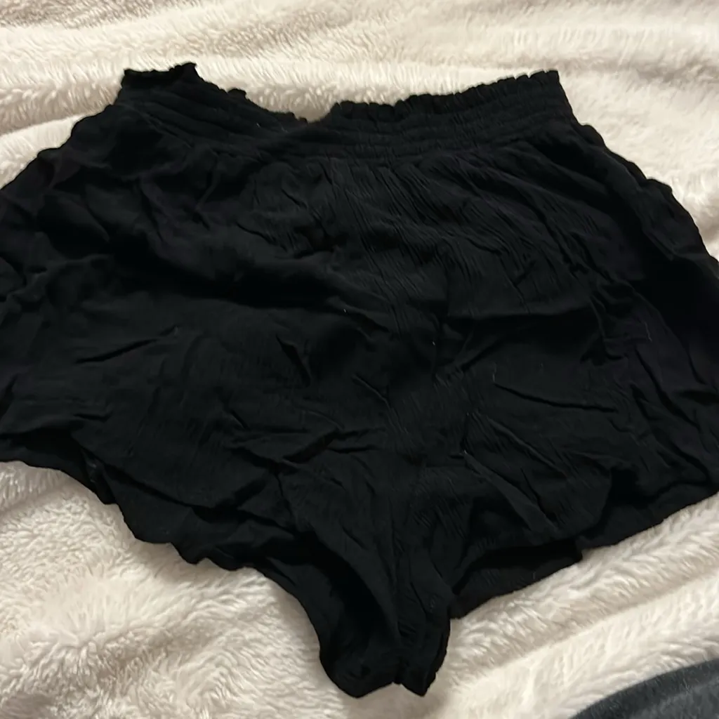black flowey shorts Size XS - Image 2