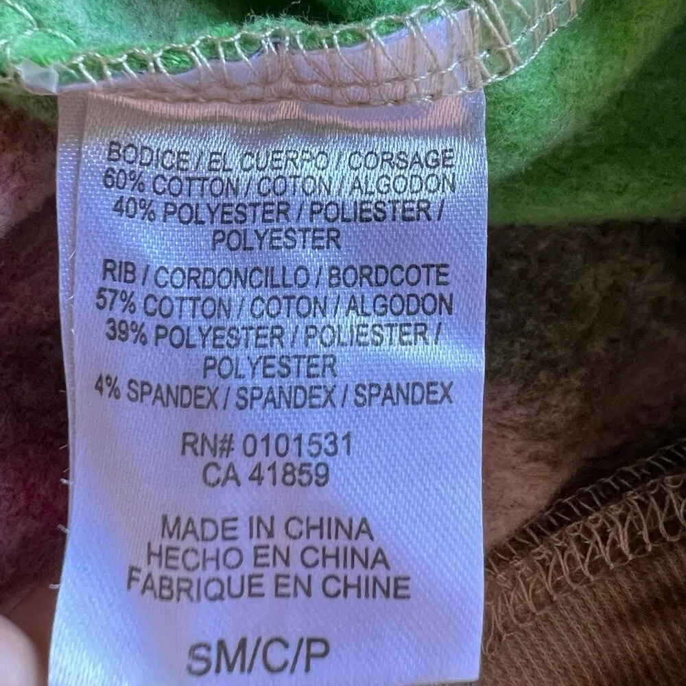 Grateful Dead Cream and Green Tiedye Crewneck Sweater hippie festival band - Image 5