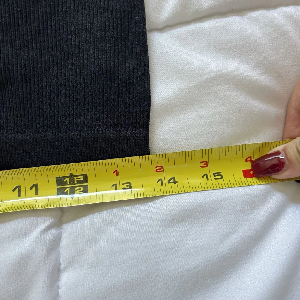 Jockey Womens Large L Black Seamless Bra Bralette Smoothing Stretch Yoga - Image 2