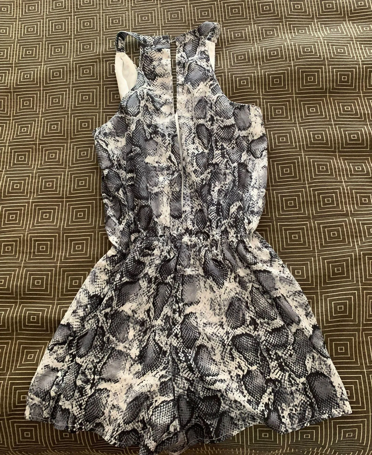 Pink Lily Boutique Snakeskin Romper - Image 4