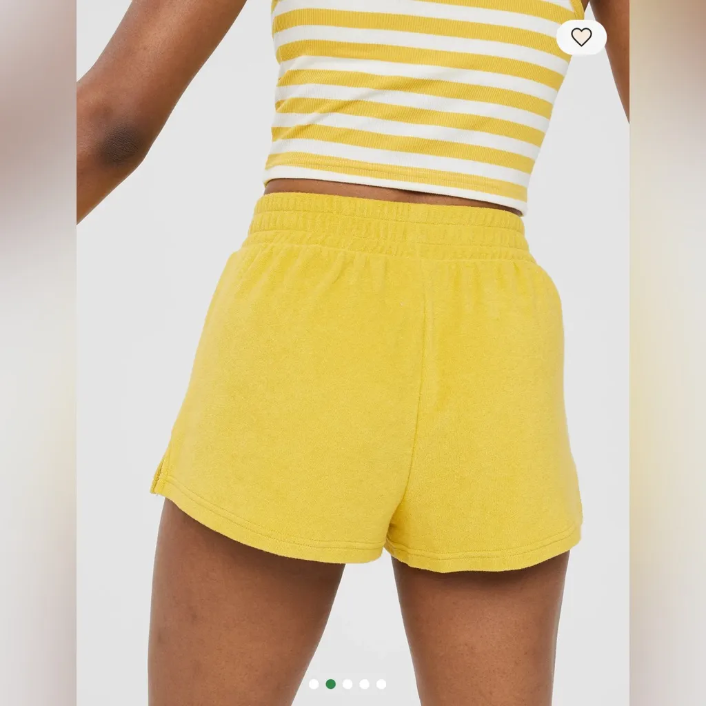 NWOT *Bundle 2 pairs* aerie OFFLINE Summer Lights Terry Short sz XL - Image 9