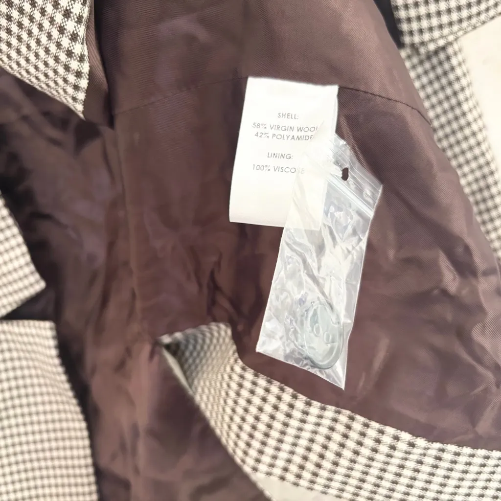 AYR  the Coup Blazer Jacket Check Wool Blend - Image 6