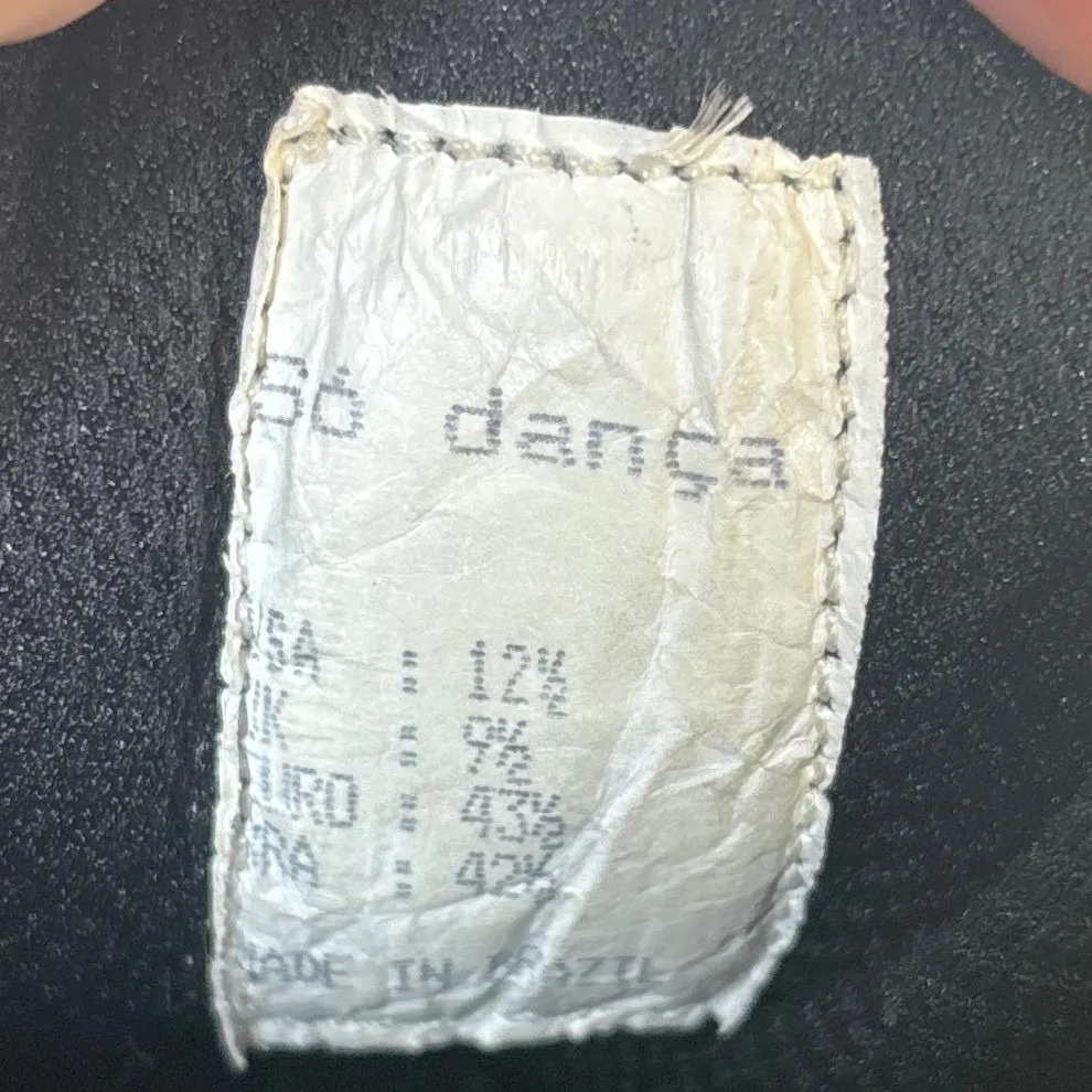 So Danca Unisex Size 12.5 Sonnet Black Mesh Dance Sneakers Split Sole Hip Hop - Image 14