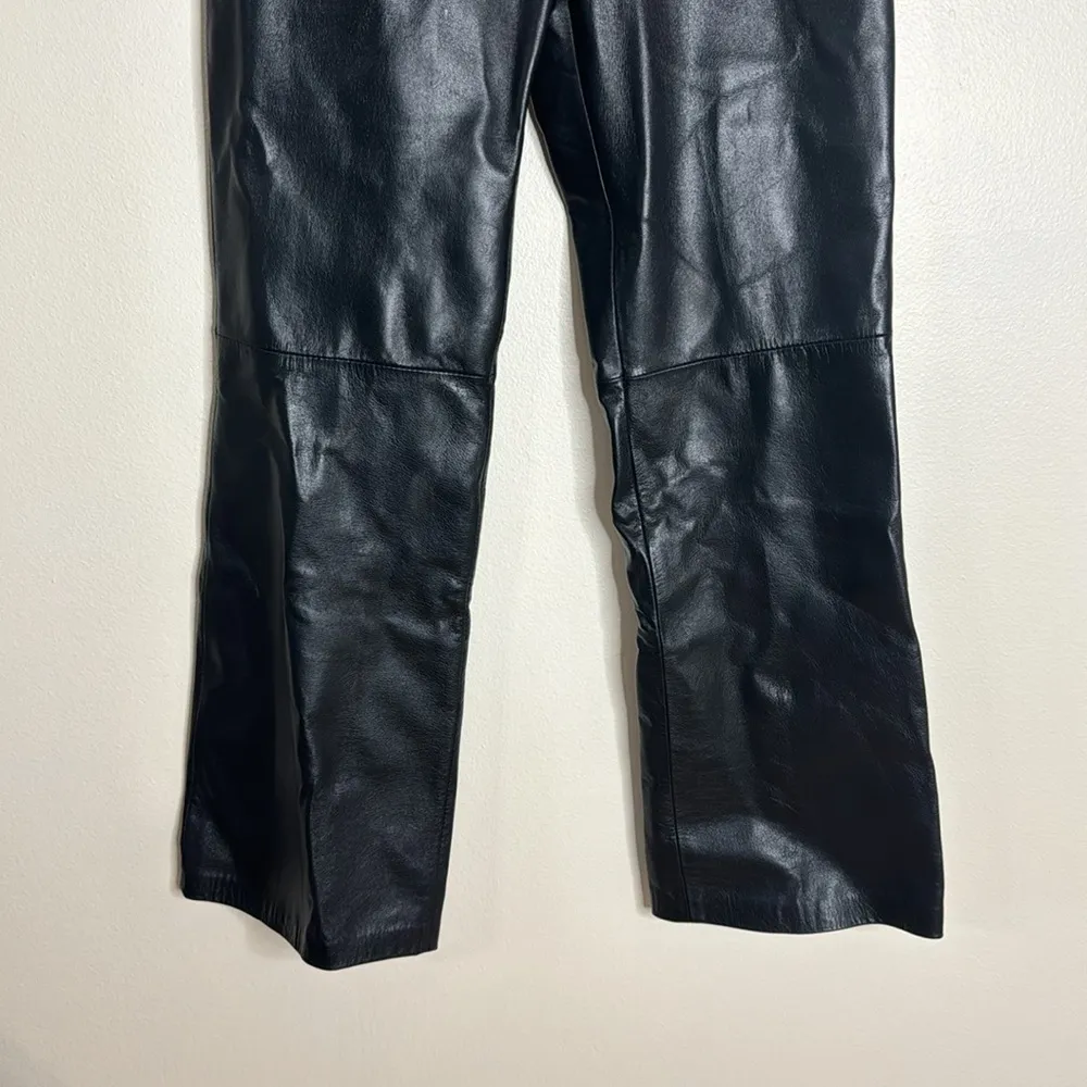 Vtg danier ladies genuine leather pants size 10 - Image 3