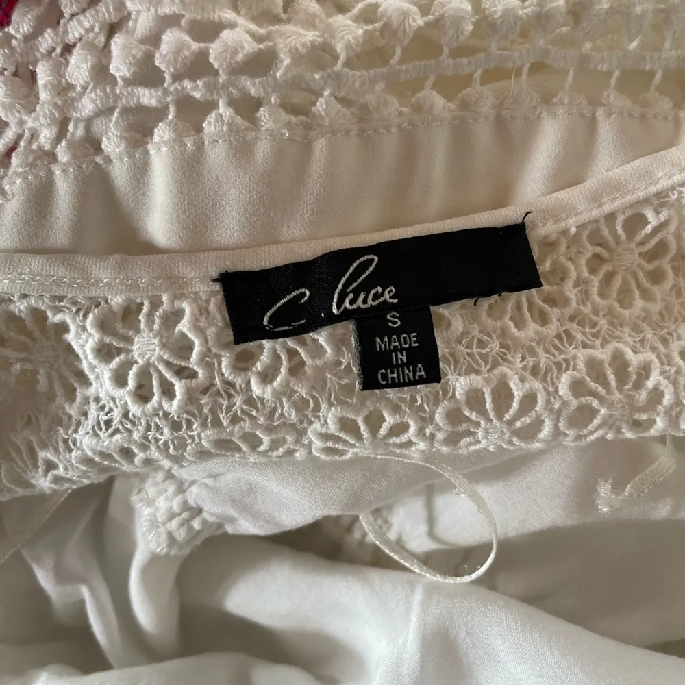 C. Luce S Women's White Casual Dress size S - Image 6