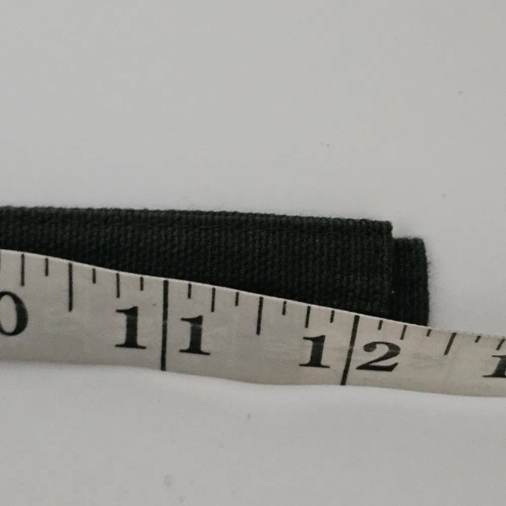 Old Navy Gray Y2K Canvas Wooden Beaded Belt Size S/M - Image 7