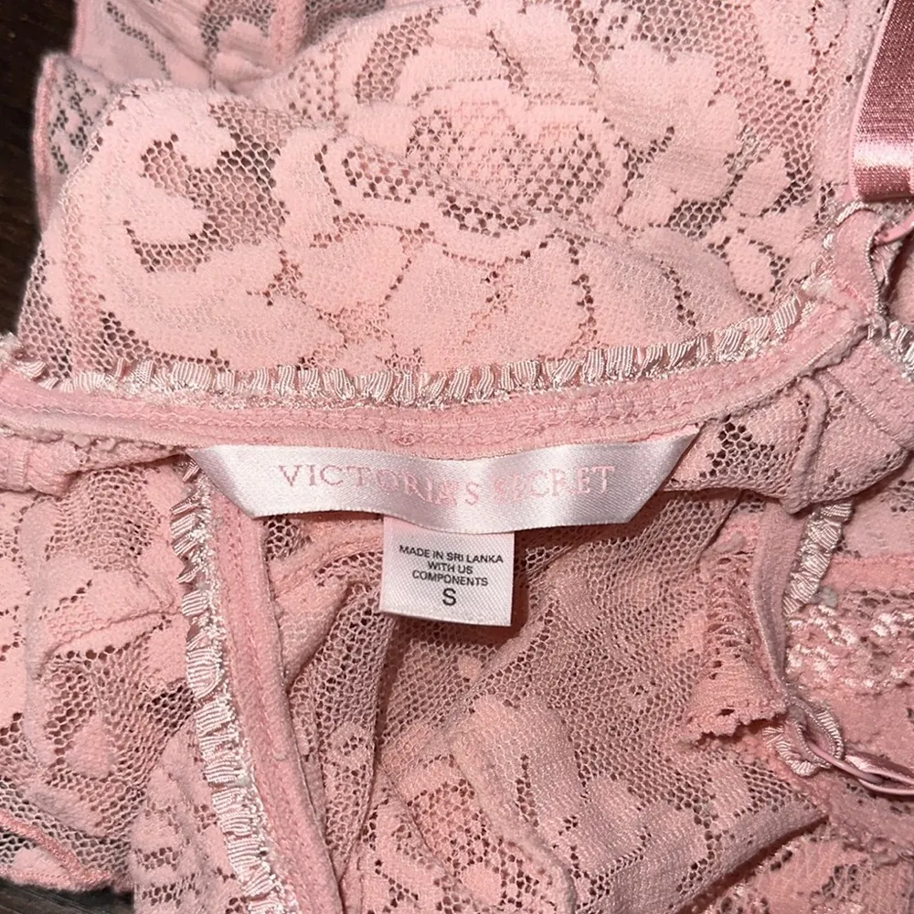 Victoria’s Secret women’s Elegant Pink Lace sexy Chemise size S - Image 13