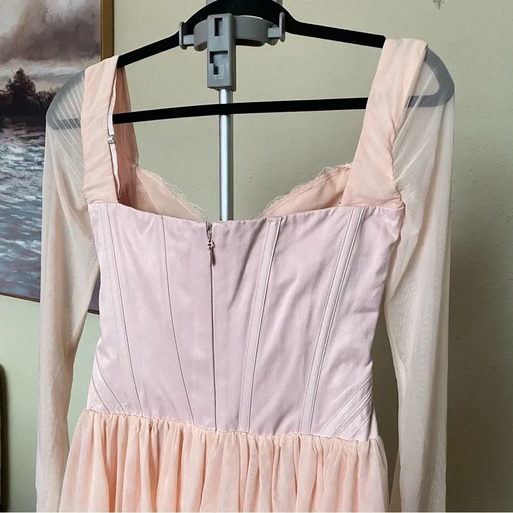 House of‎ CB ‘Vivi’ Soft Peach Corset Mini Dress NWOT size M - Image 12