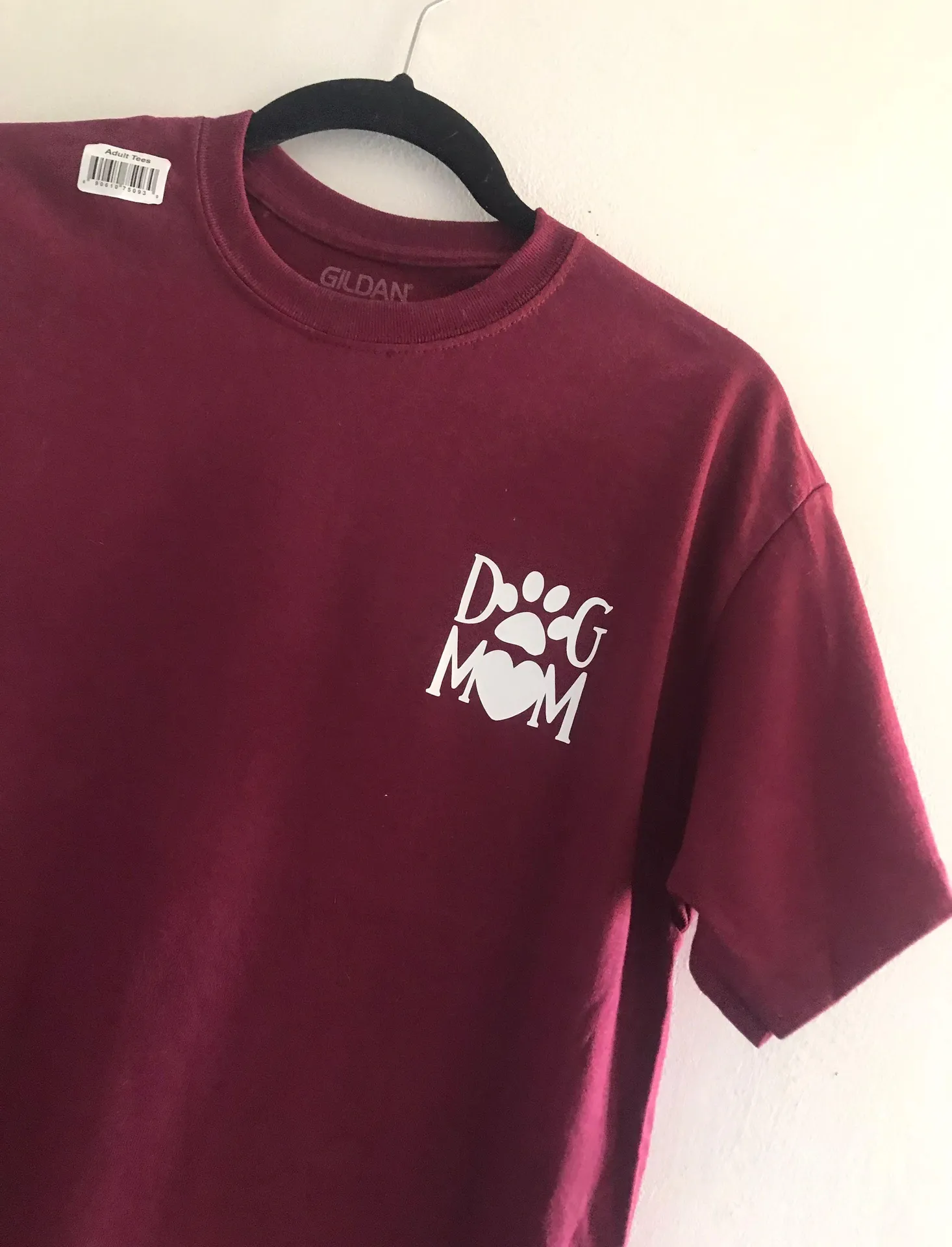 Gildan Dog Mom T Shirt Men's Size Medium  - Image 3