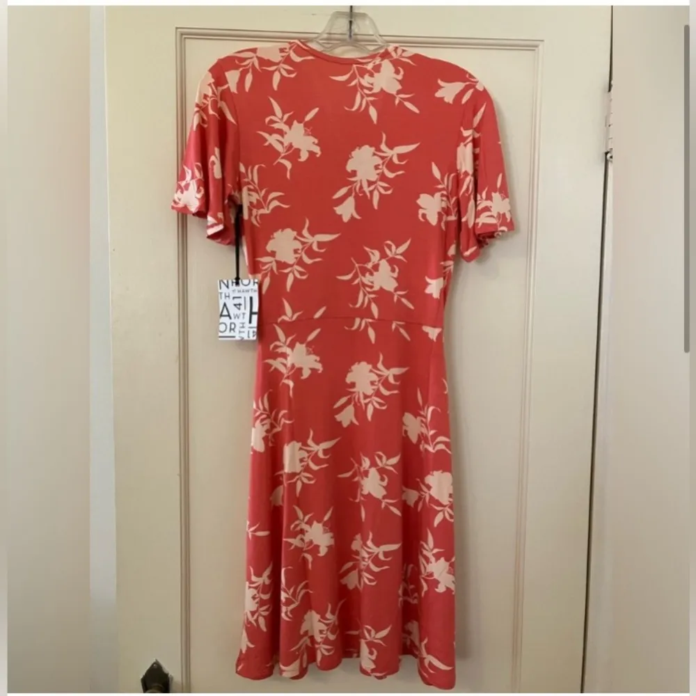 41 Hawthorn Elisse Rose of Sharon Dress S NWT Orange - Image 5