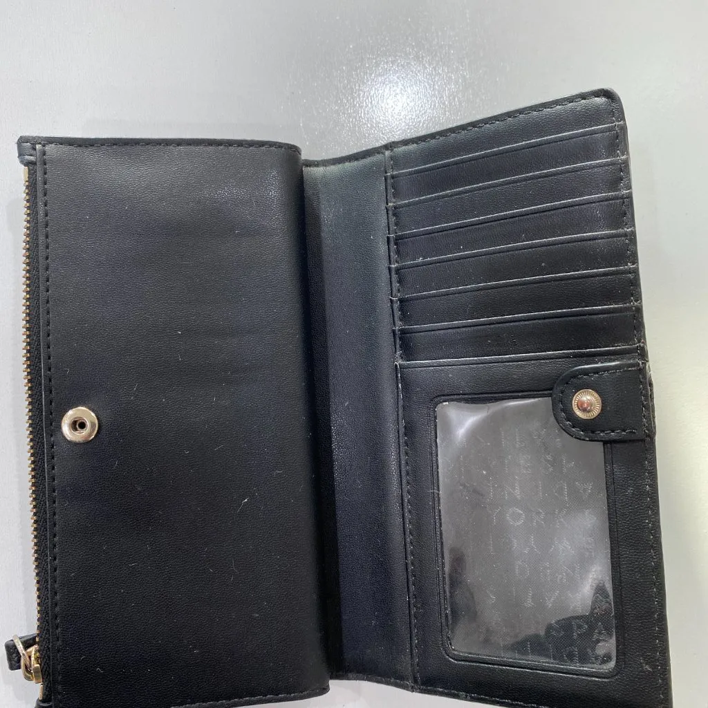 Kate Spade Braylon Patterson Drive Black Pebbled Leather Wallet - Image 6