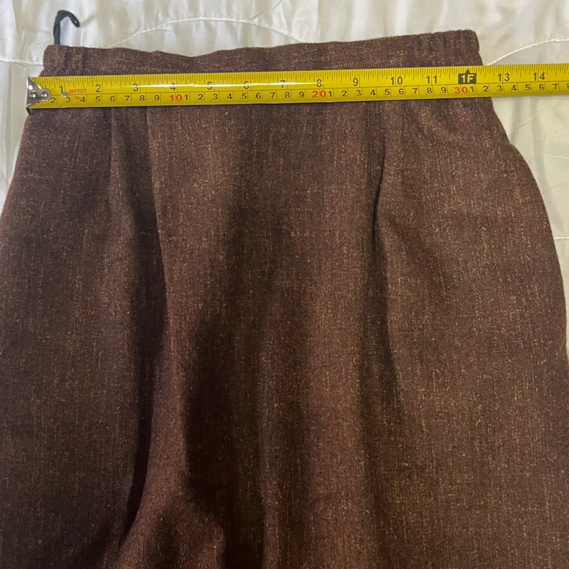 Vintage Wool Brown Two - Image 10