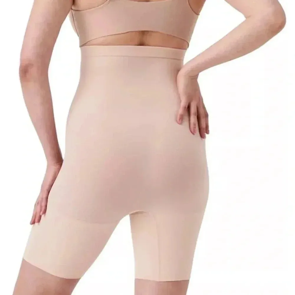 SPANX® Women's Sz XL High-Waisted Higher Power Short in Soft Nude - Image 3