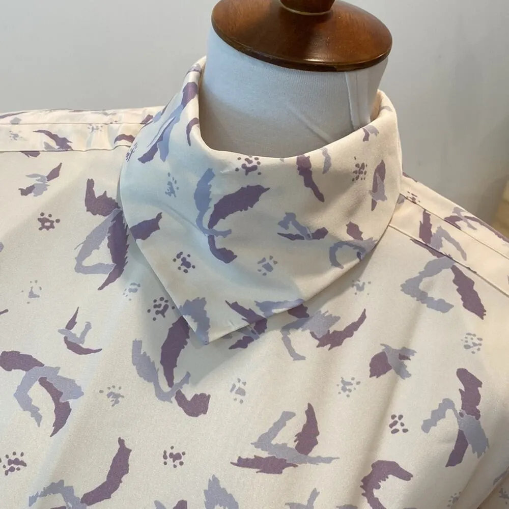 Vintage Dress 14 90s 80s Cottagecore Secretary Preppy Retro office RK Originals Purple - Image 2