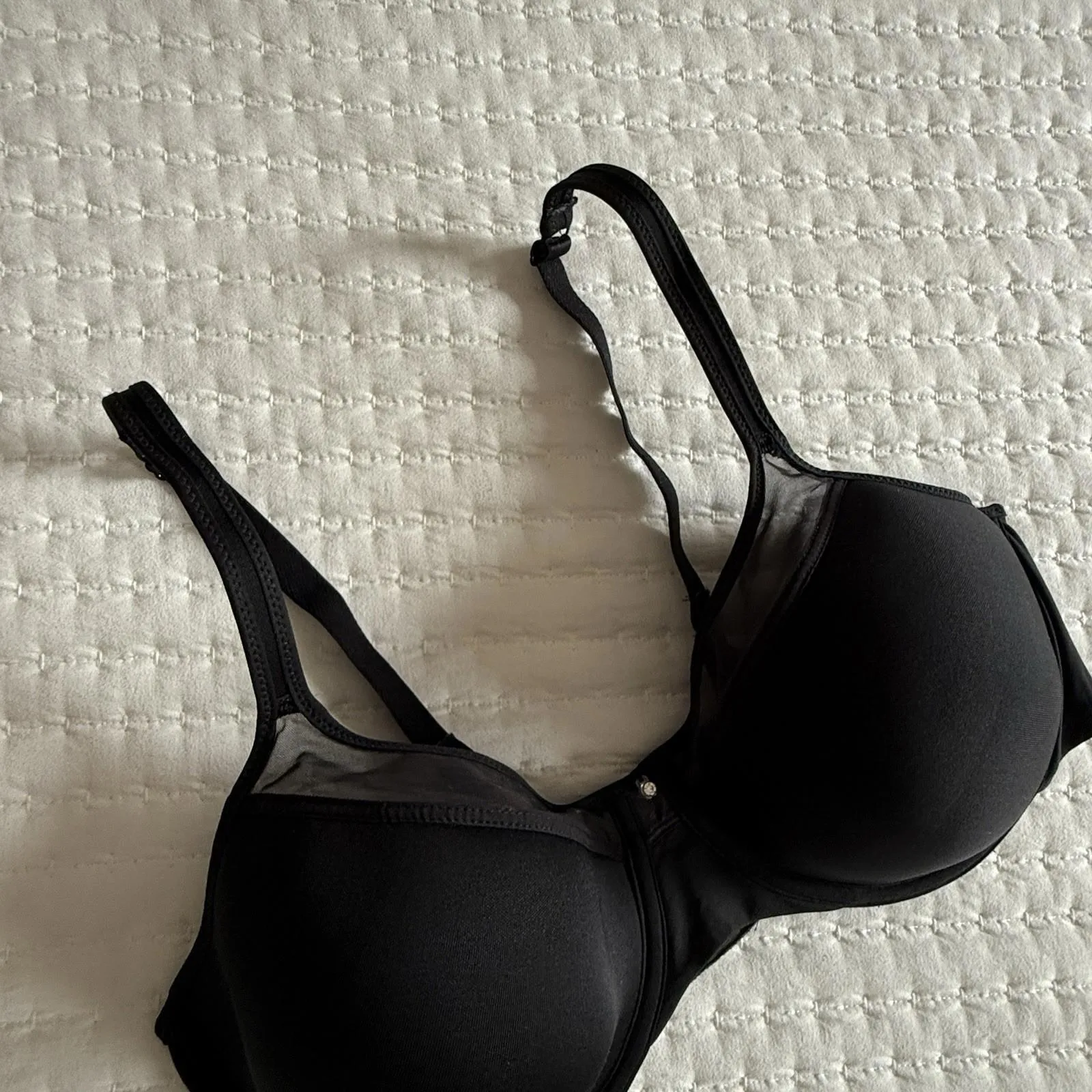 Bali Black 42B 3439 Ultra Light Underwire Bra Unpadded Full Coverage Size undefined - Image 6