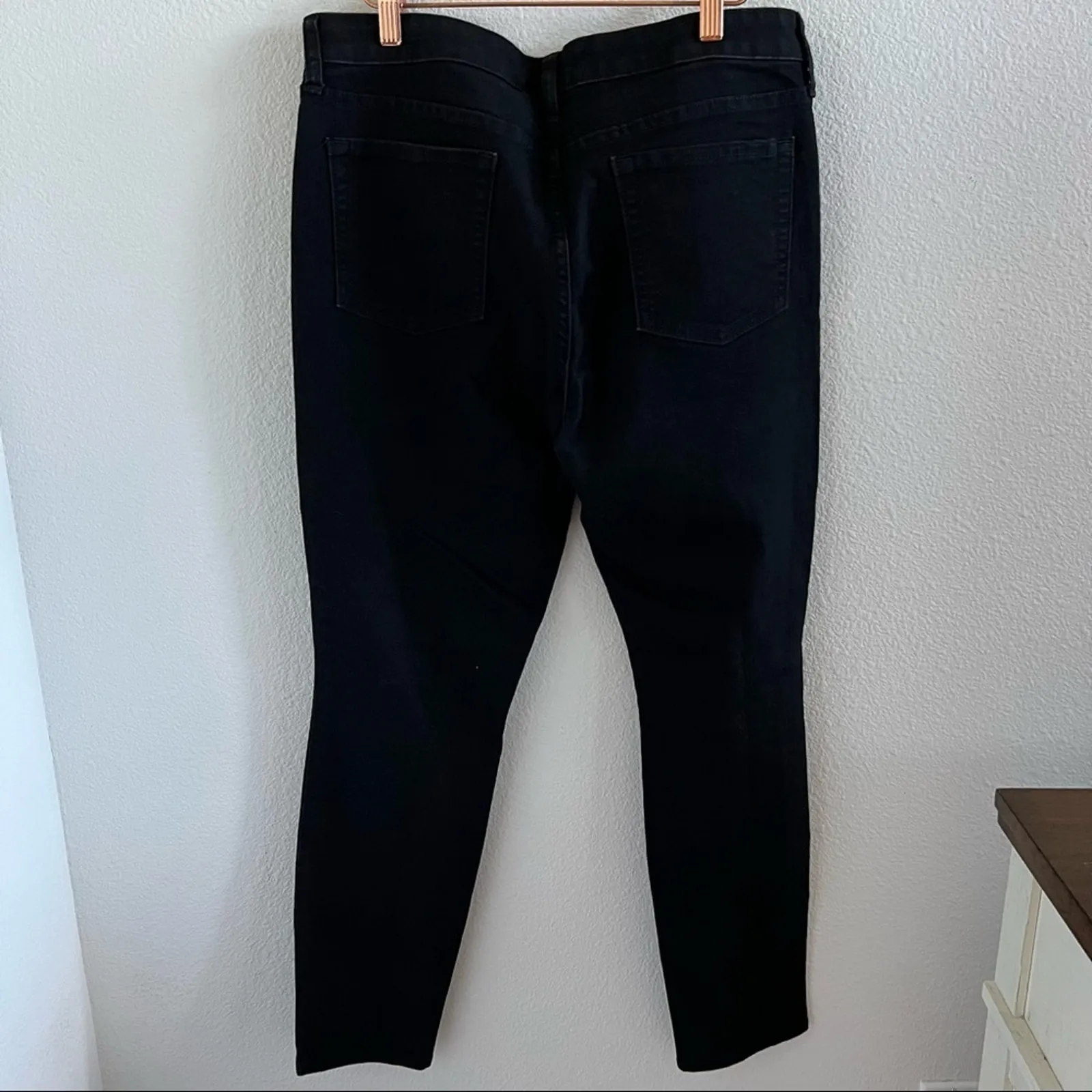 GAP Always Skinny Black Washed Denim Jeans 12 / 31 R - Image 3