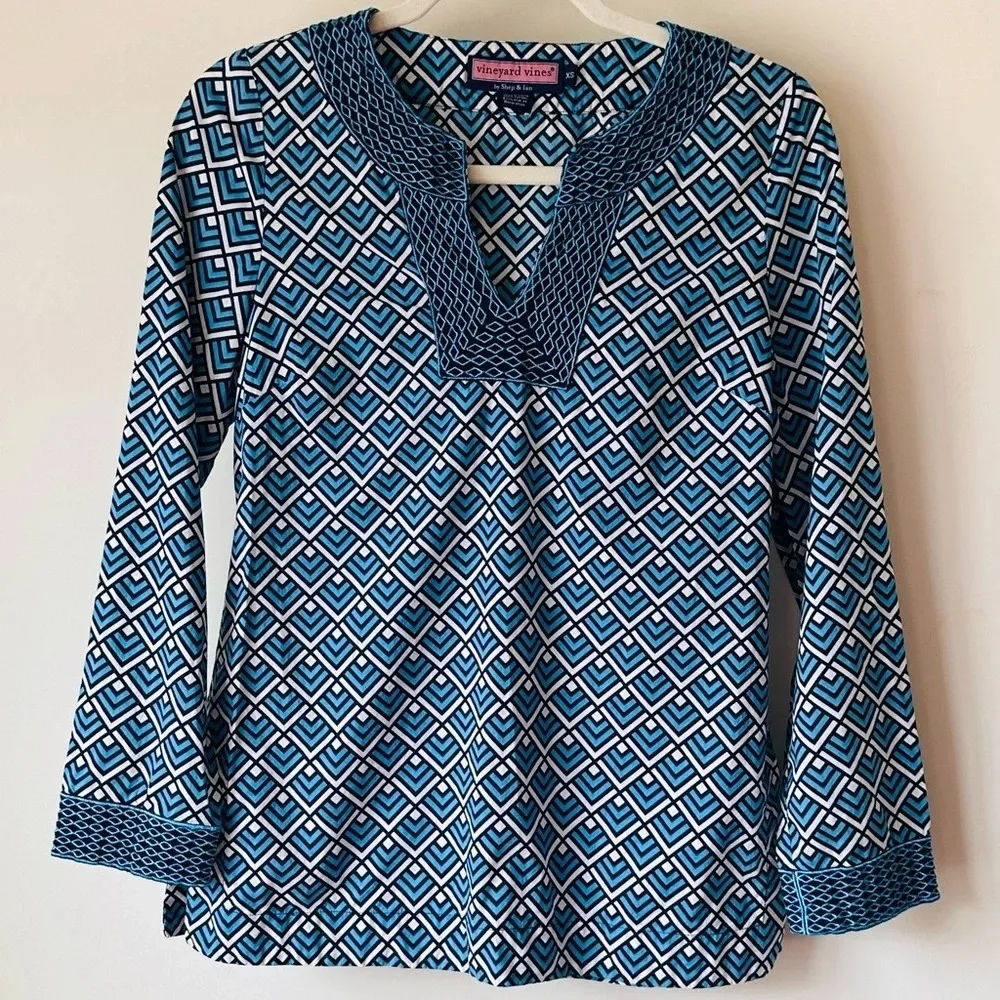 Vineyard Vines  Island Block Tunic - Size XS - Image 2