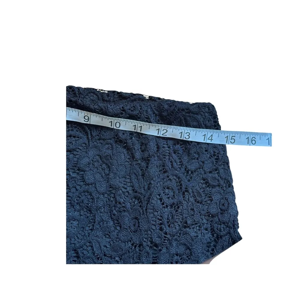 Aqua Black Lace Mini Skirt | Y2K A - Image 6
