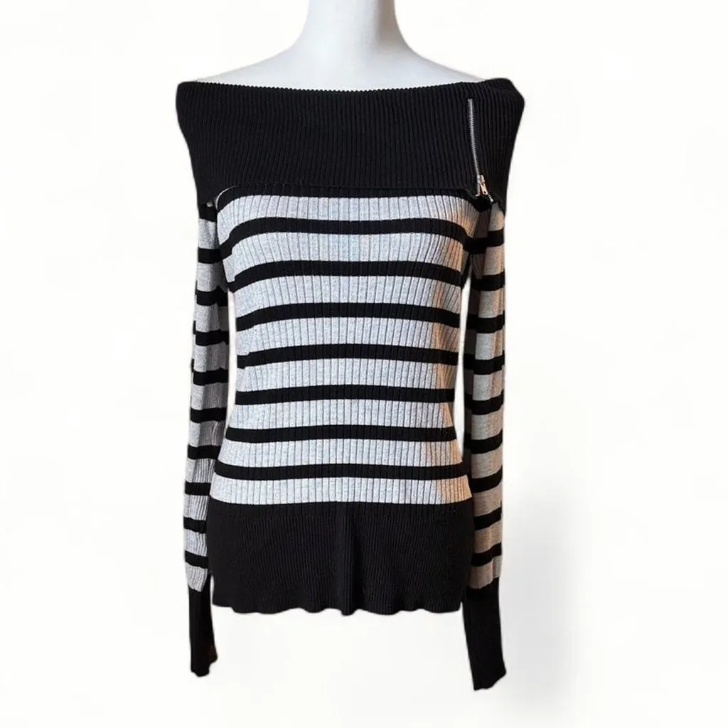 Bongo Y2K Striped Long Sleeve Top - Image 3