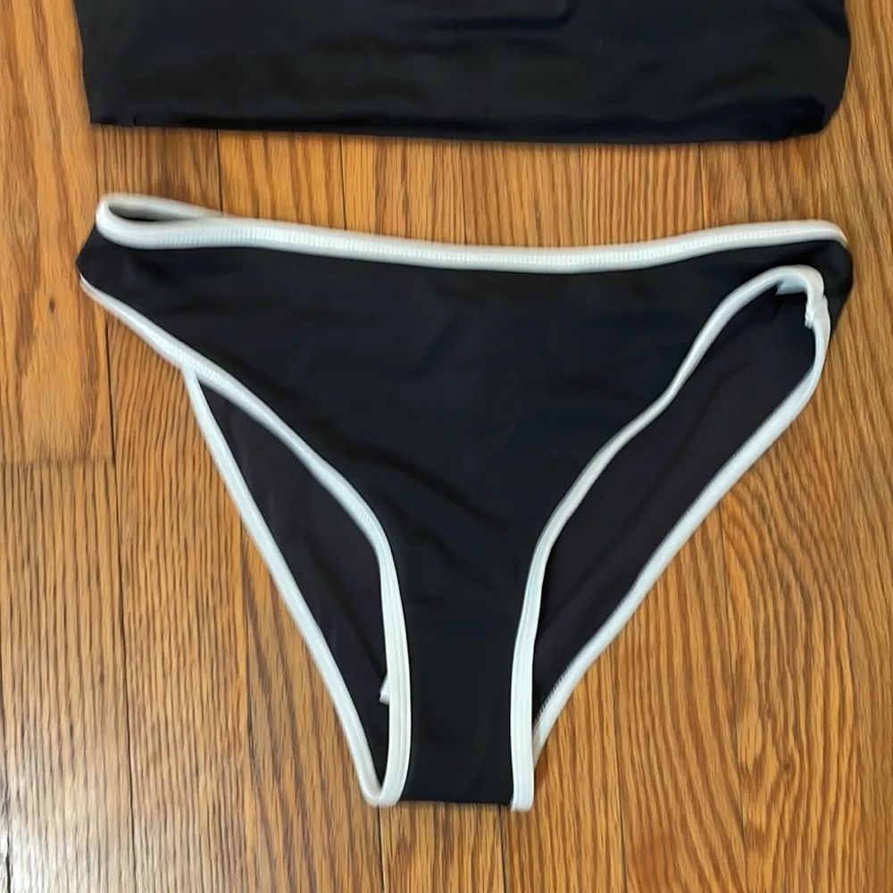 Andie‎ x Mindy Camp Bikini Set Dolphin Top Bells Bottom Black XS NWT - Image 6