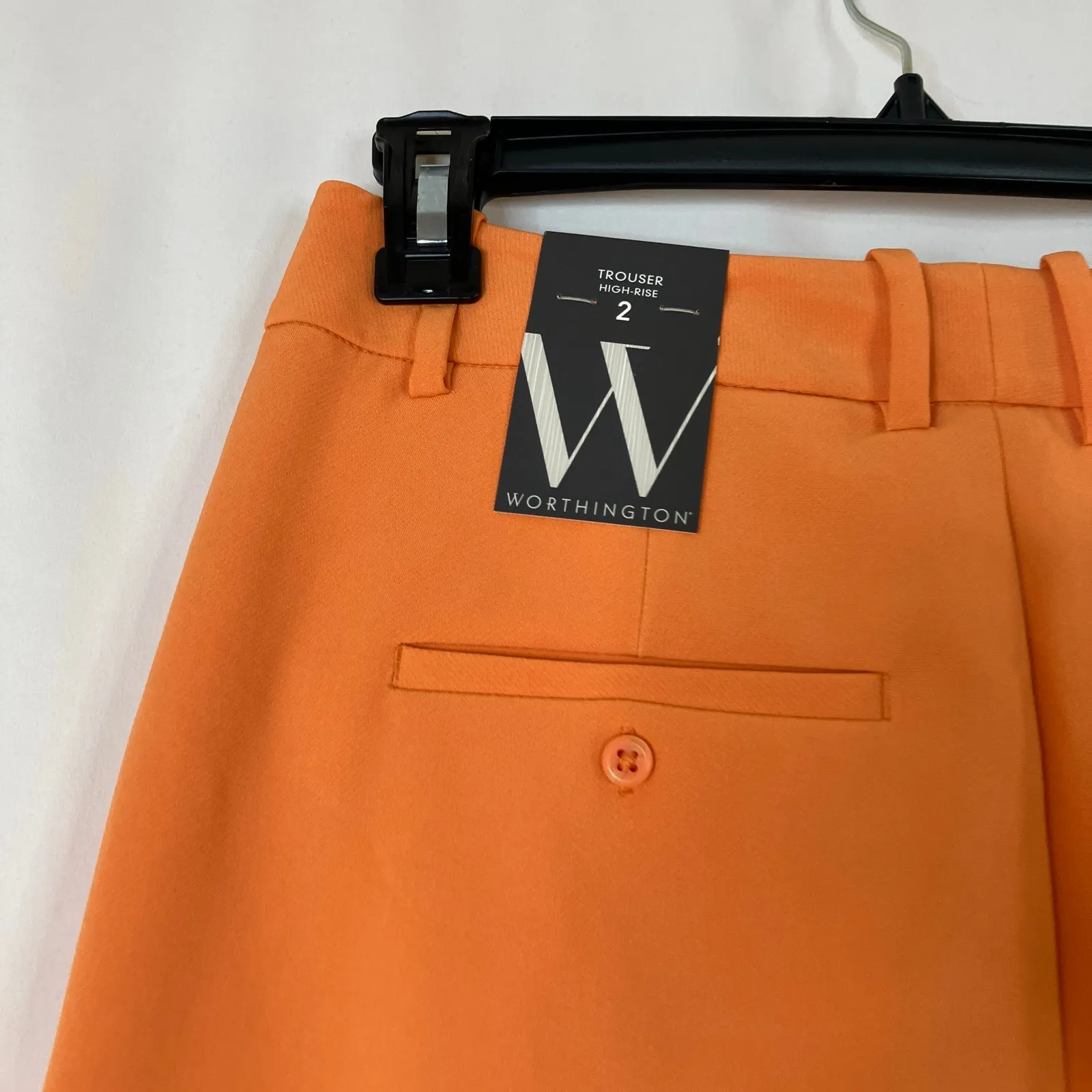 Worthington | Trouser Orange Soda Straight Leg Career Womens 2 - Image 8