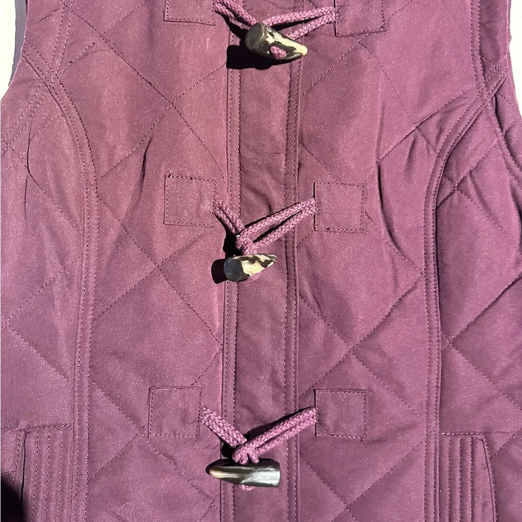 Women's Quilted Vest in Plum by [Brand] Purple - Image 7