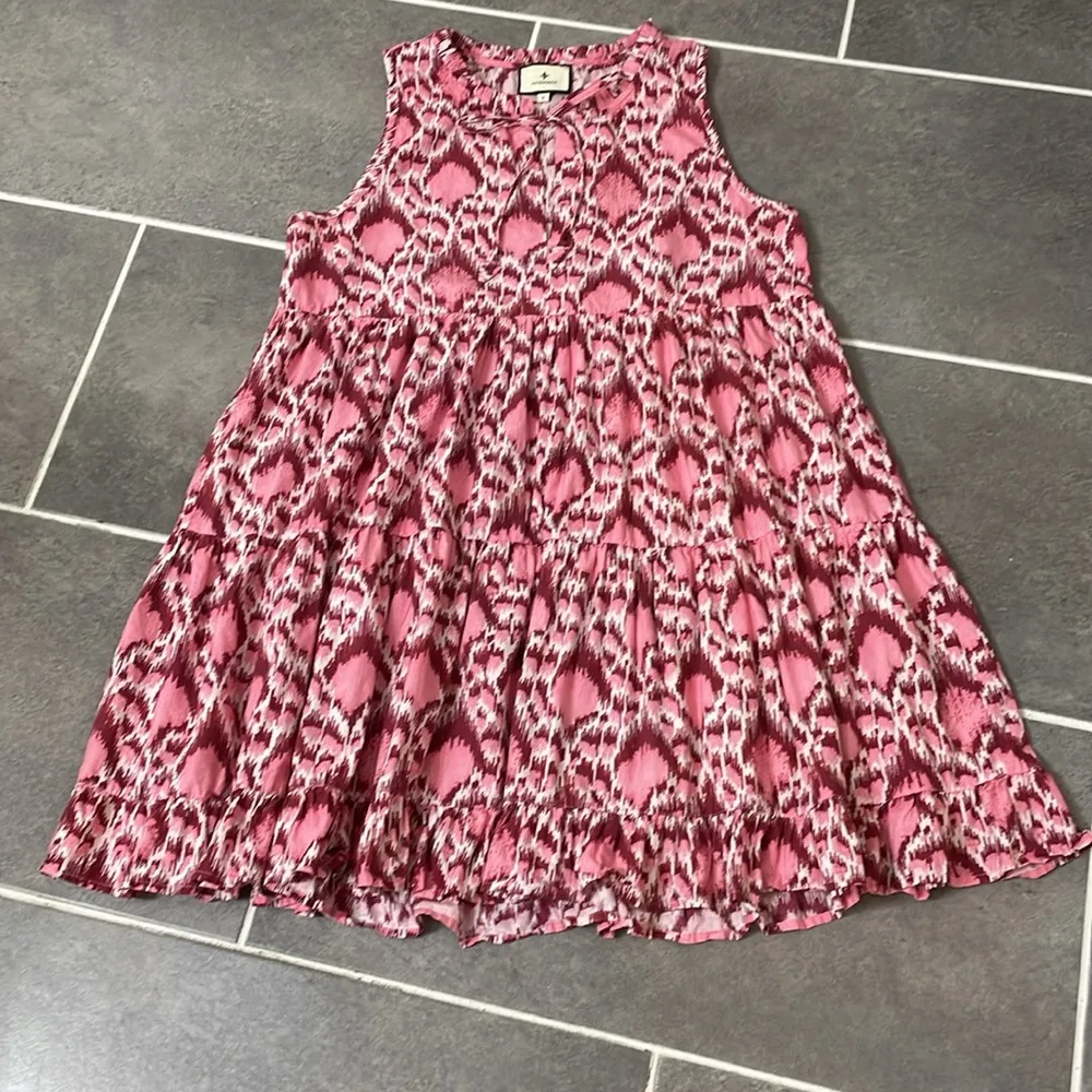 Tuckernuck Poppy Ikat Mini Salty Paloma Coverup size Small Pink - Image 4