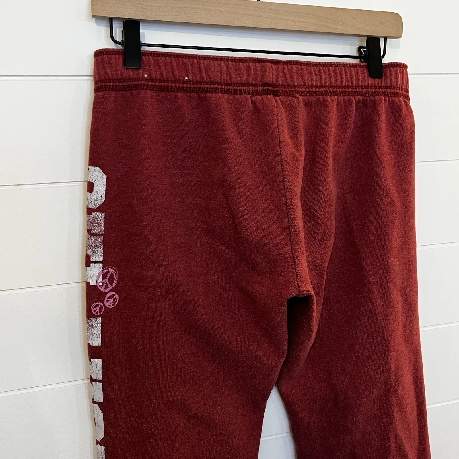 Vintage VS Pink Oklahoma Sweatpants Crimson & Cream Meet Pink Jones Mitchell Tag - Image 12