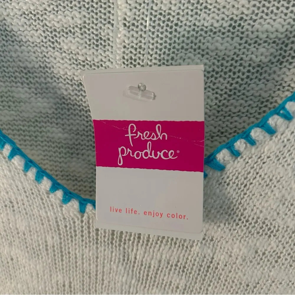 Fresh Produce Layla Tunic Sweater. Cotton Linen Blend. Size M/L. - Image 2