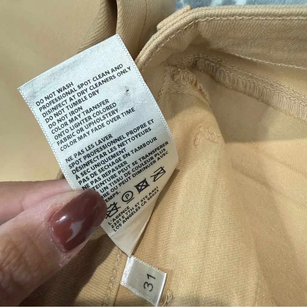 NWOT L'agence Margot High Rise Skinny In‎ Candies Ginger Coated Size 31 - Image 7