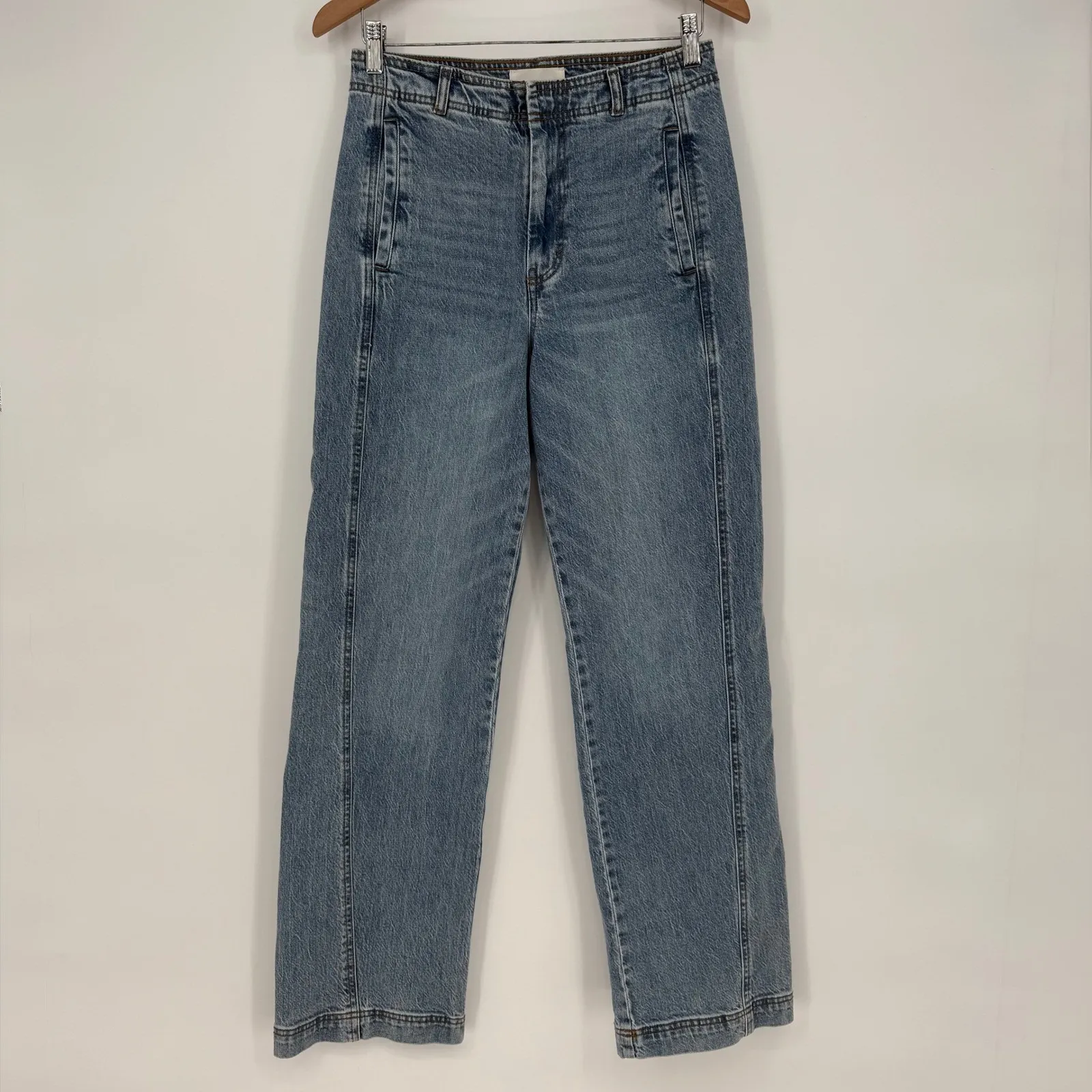 Habitual Denim Jeans Women's Size 4/27 Light Wash High Rise Straight Leg - Image 2