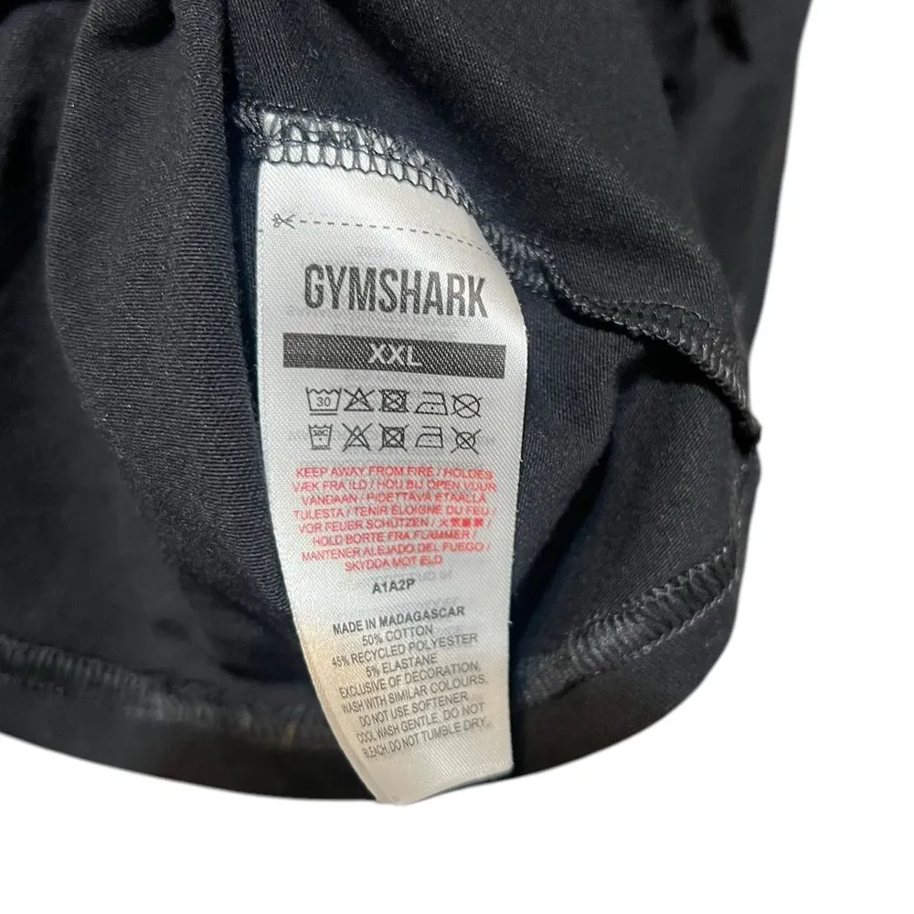 Gymshark lon Stinger Yank Top in Black Size XXL - Image 16
