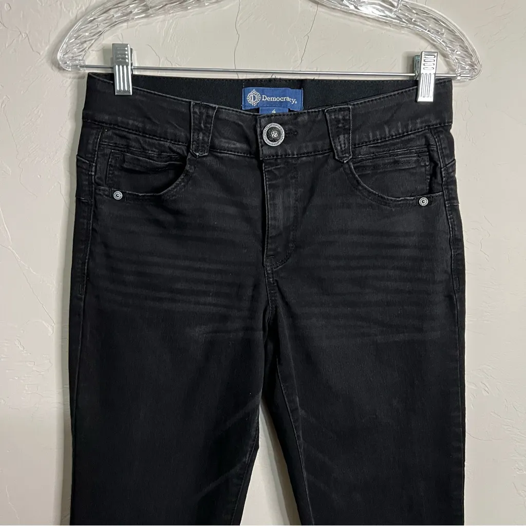 Democracy Black Ab Solution Booty Lift Straight Leg Denim Jeans - Image 6